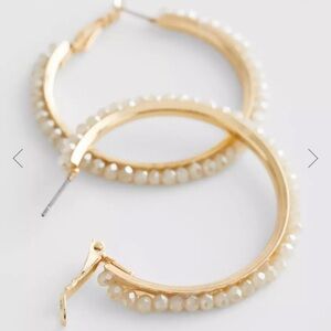 NWOT - Buckle BKE Glitz Hoop Earring